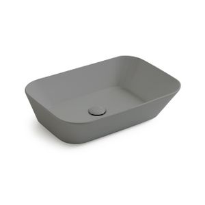 By Goof Mees Design Waskom 60x42x16.6cm Rechthoek Mat Grijs JBS6201