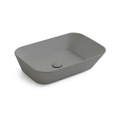 By Goof Mees Design Waskom 60x42x16.6cm Rechthoek Mat Grijs JBS6201