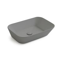 By Goof Mees Design Waskom 60x42x16.6cm Rechthoek Mat Grijs JBS6201 By Goof Mees Design Waskom 60x42x16.6cm Rechthoek Mat Grijs JBS6201