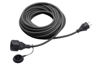 Meister Verlengsnoer Ip44 10M Zw - WU7435020