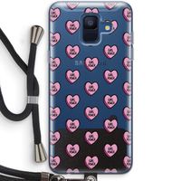GIRL POWER: Samsung Galaxy A6 (2018) Transparant Hoesje met koord