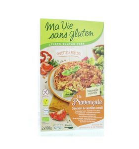 Provencaalse burgers 2 x 100g glutenvrij vegan bio