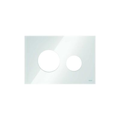 TECE Loop | Frontplaat voor bedieningsplaat | Wit glas