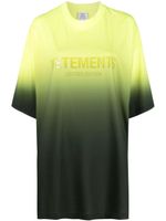 VETEMENTS t-shirt à logo imprimé - Vert