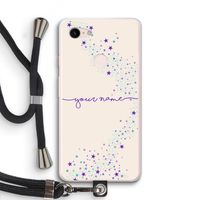 Sterren: Pixel 3 XL Transparant Hoesje met koord