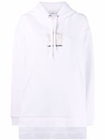 Burberry hoodie à broderies - Blanc