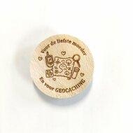 Wooden coin - Moederdag