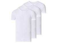 esmara Men Set van 3 heren T-shirts (ronde hals, Wit, XXL)