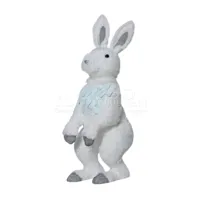 Kerstpop Konijn Polyester Wit 100cm