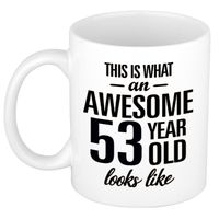 Awesome 53 year cadeau mok / beker 300 ml Awesome 53 year cadeau mok / beker 300 ml