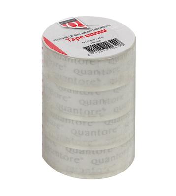 Plakband quantore 19mmx25m transparant