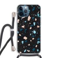 Terrazzo N°11: iPhone 12 Pro Max Transparant Hoesje met koord