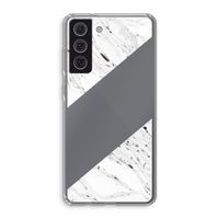 Biggest stripe: Samsung Galaxy S21 FE Transparant Hoesje