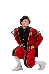 Piet fluweel rood