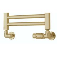 Radiator Zij-Aansluitset TVS Ventile 220 Goud TVS Design