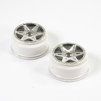 FTX - Comet Desert Buggy/SC Front Wheel Chrome Plated (FTX9076C) - thumbnail