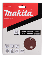 Makita Accessoires Schuurschijf 150mm Red Velcro - D-77235 D-77235