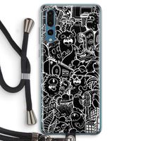 Vexx Black City : Huawei P20 Pro Transparant Hoesje met koord