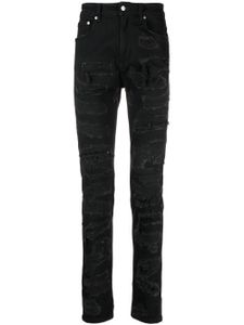 Represent jean Shredded Denim à coupe skinny - Noir