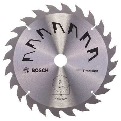 Bosch Accessoires Cirkelzaagblad Precision 184X2X16/-,T24 - 2609256863
