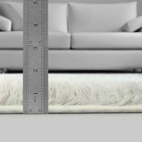 Karpet24 Fluffy Shaggy - Zacht Hoogpolig Vloerkleed, Onderhoudsarm, Cream-80 x 150 cm