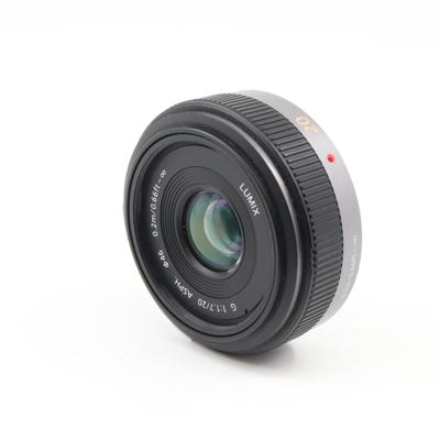 Panasonic Lumix G 20mm F/1.7 ASPH zilver occasion