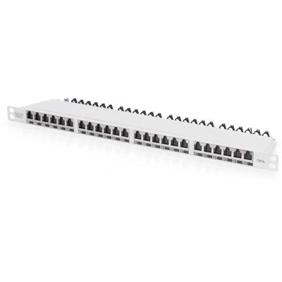 Digitus Patch-Panel 24 poorten Netwerkpatchpaneel 483 mm (19) CAT 6A, CAT 6a (losse kabel CAT 7) 0.5 HE Meerdere kleuren Ingericht