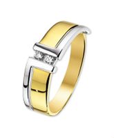 TFT Ring Zirkonia Bicolor Goud