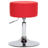 vidaXL Barkruk kunstleer rood - thumbnail