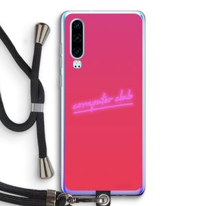 Vice Glow: Huawei P30 Transparant Hoesje met koord