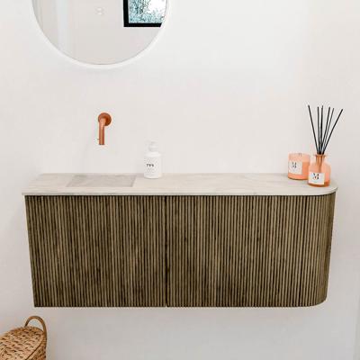 Toiletmeubel Mondiaz Joya Dlux | 101.6 cm | Meubelkleur Dusk | Faye wastafel Ostra Wasbak Links | Zonder kraangat(en) Toiletmeubel Mondiaz Joya Dlux | 101.6 cm | Meubelkleur Dusk | Faye wastafel Ostra Wasbak Links | Zonder kraangat(en)