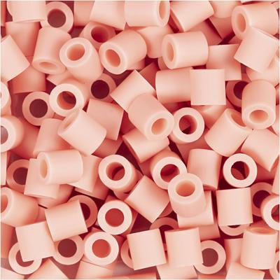NABBI Biobeads van , afm 5x5 mm, gatgrootte 2,5 mm, medium, salmon (051), 1000 stuk/ 1 doos