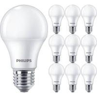 PHILIPS - LED Lamp E27 10 Pack - Corepro LEDbulb E27 Peer Mat 10W 1055lm - 830 Warm Wit 3000K Vervangt 75W - thumbnail