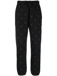 IRO pantalon de jogging Ozalee à logo imprimé - Noir