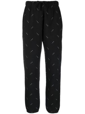 IRO pantalon de jogging Ozalee à logo imprimé - Noir