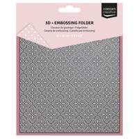 Vaessen Creative • 3d embossing folder kerststerren 15x15cm