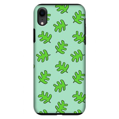 Groene blaadjes: iPhone XR Tough Case