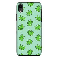 Groene blaadjes: iPhone XR Tough Case