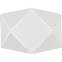 LED Wandlamp 6W - Warm Wit 3000K - Rond Mat Wit Aluminium