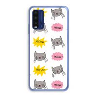 Meow: Xiaomi Redmi 9T Transparant Hoesje