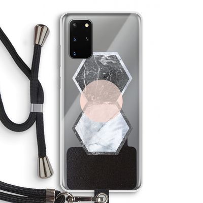 Creatieve toets: Samsung Galaxy S20 Plus Transparant Hoesje met koord