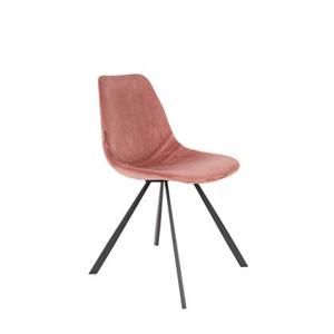 Dutchbone Franky Eetkamerstoelen Roze - Set van 2