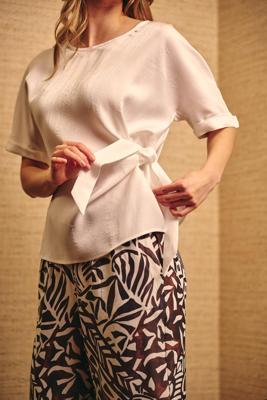 Helena Hart Top Nila Sparkle 7766 Tops En Singlets Wit