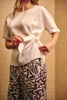 Helena Hart Top Nila Sparkle 7766 Tops En Singlets Wit