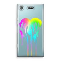 Hold My Heart: Sony Xperia XZ1 Compact Transparant Hoesje - thumbnail