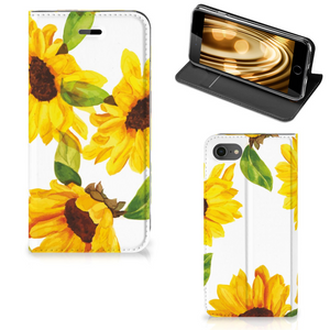 Smart Cover voor iPhone 7 | 8 | SE (2020) | SE (2022) Zonnebloemen