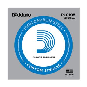 D'Addario PL0105 losse snaar voor elektr. en akoestische gitaar