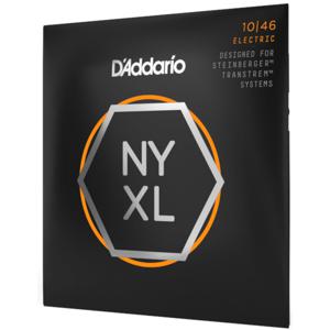 D'Addario NYXLS1046 10-46 Regular Light Double Ball End Nickel Wound snaren voor headless gitaar