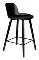 Zuiver Barstoel 'Albert Kuip' PP, kleur Zwart (zithoogte 65cm)