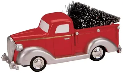 Lemax pick-up truck kerstdorp accessoire 2008
